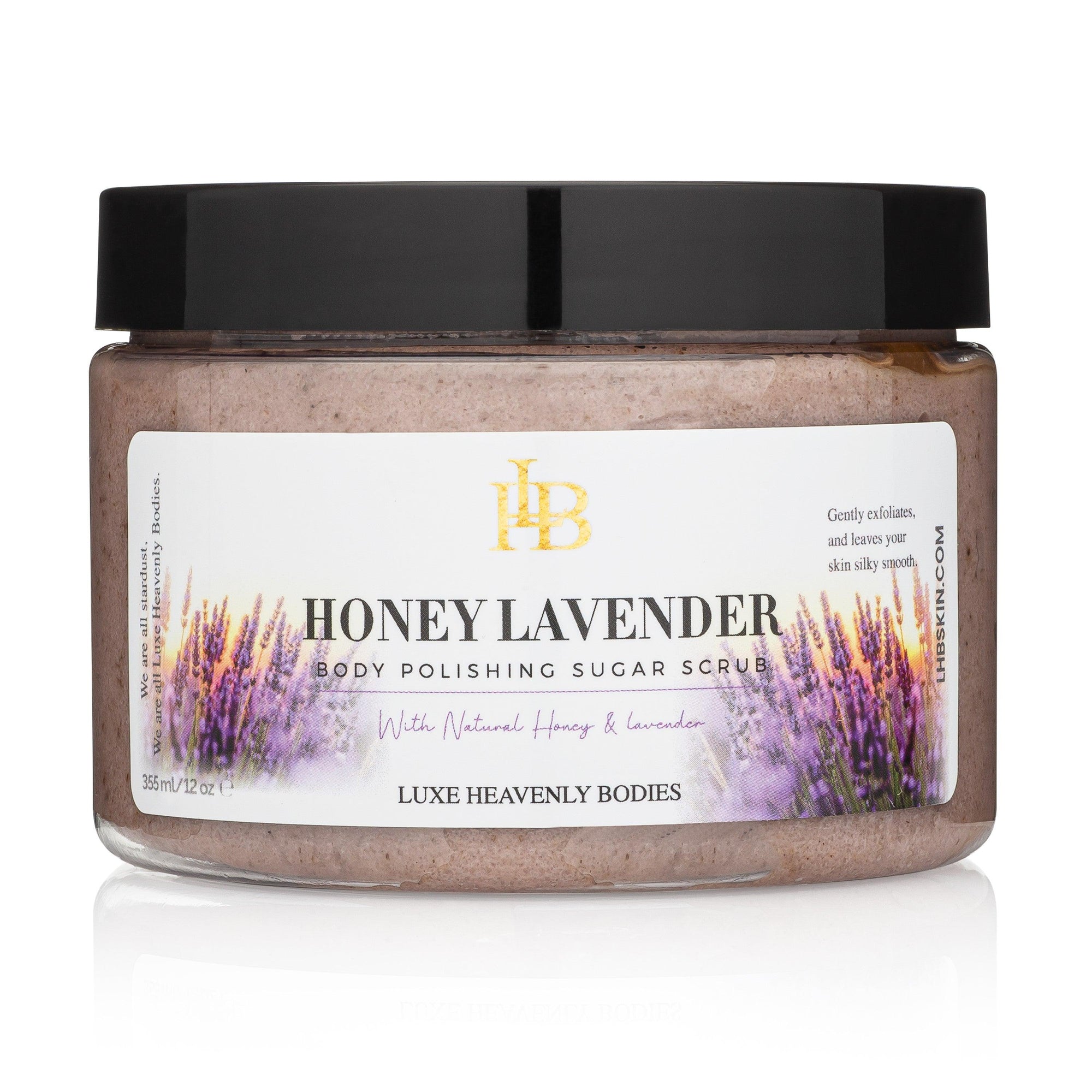 Honey Lavender Body Polishing Sugar Scrub - LUXE Heavenly Bodies